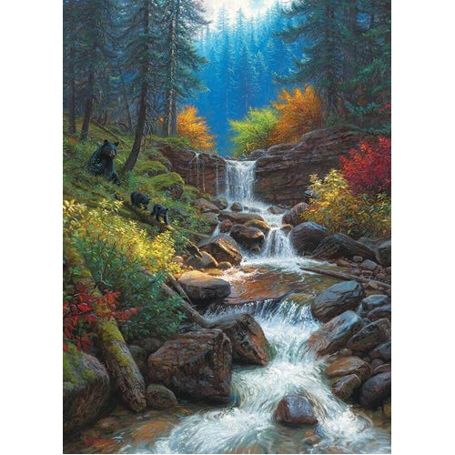 Mountain Cascade 1000 Piece Puzzle