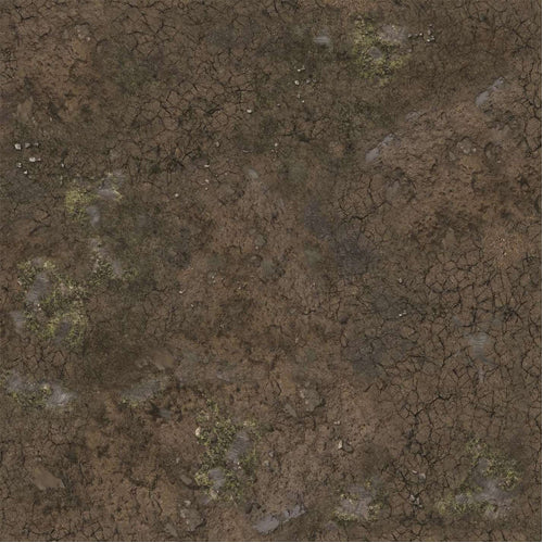 Muddy Streets Gaming Mat 2x2