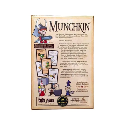 Munchkin Back of Box