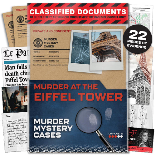 Murder Mystery Cases: Death At The Eiffel Tower