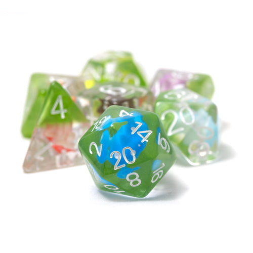 Mushroom Village 7-Piece Polyhedral Dice Set - Sirius Dice