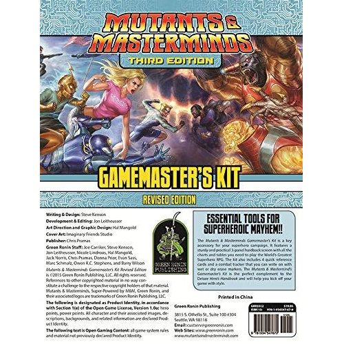 Mutants and Masterminds Game Masters Kit Revised