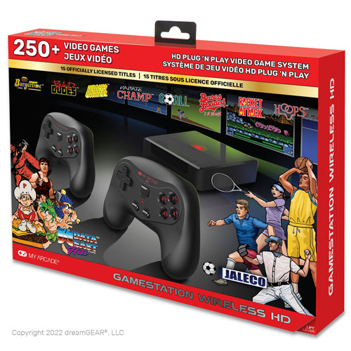 My Arcade - Gamestation Wireless With Data East And Jaleco Hits (250+ Games In 1) Hdmi