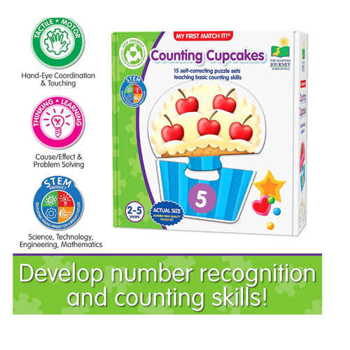 My First Match It! - Counting Cupcakes