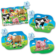 My First Puzzle Sets 4-In-A-Box Puzzles - Farm