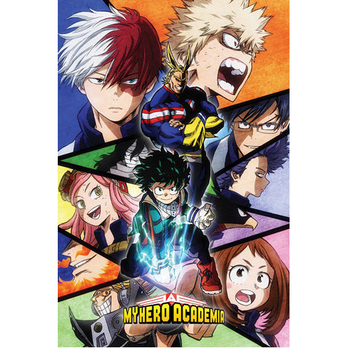 My Hero Academia 2 Poster Pack Characters Mosaic 61 x 91 cm