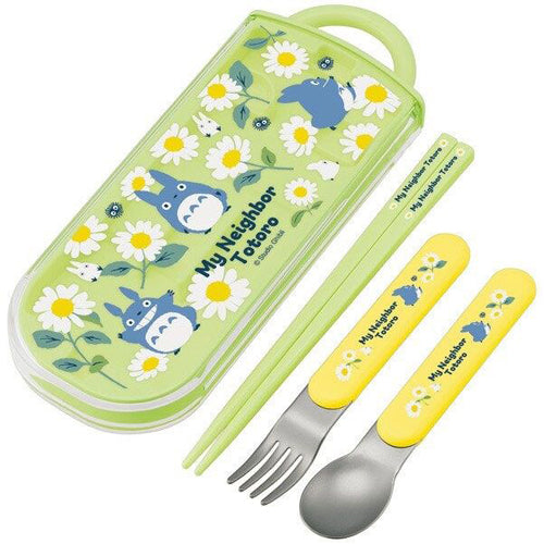 My Neighbor Totoro Chopsticks & Spoon & Fork Set Daisies