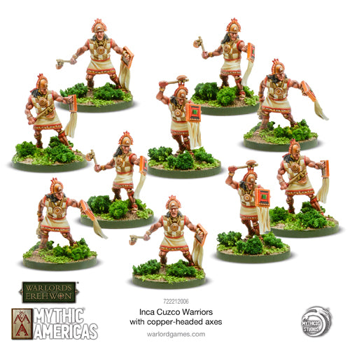 Mythic Americas - Cuzco Warriors with copper-headed axes