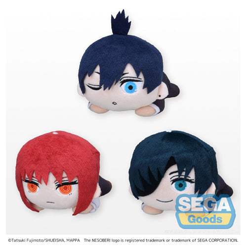 NESOBERI (Lay-Down) `Chainsaw Man` MP Plush `Aki Hayakawa & Himeno & Makima`