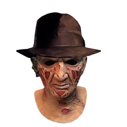 NIGHTMARE ON ELM STREET DELUXE FREDDY MASK WITH HAT