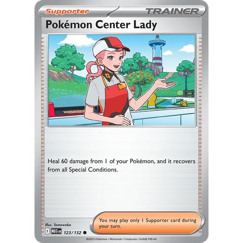 Infirmière du Centre Pokémon MEG 123/132