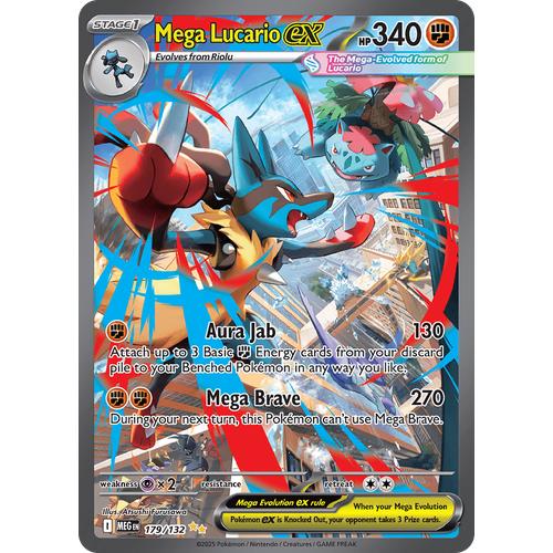 Méga Lucario EX MEG 179/132 - Holo
