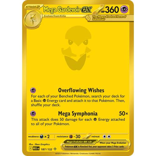 Mega Gardevoir EX MEG 187/132 - Holo