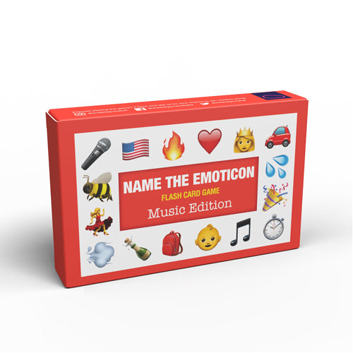 Name The Emoticon Flash Card Game - Music