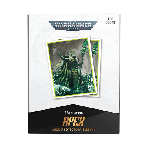 Necron Codex Aligned 105ct Apex Deck Protector Sleeves: Warhammer 40,000