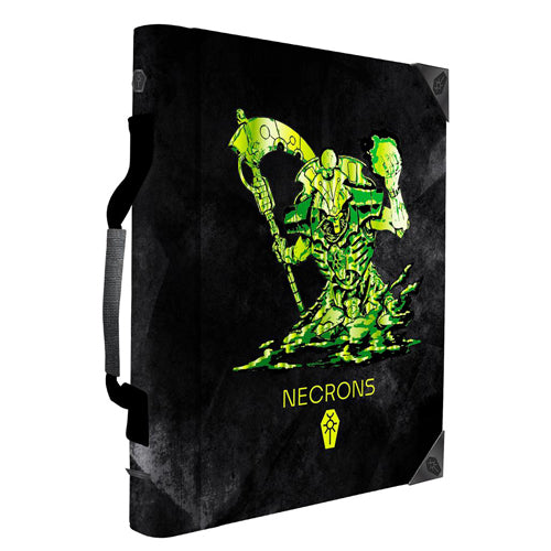 Necron Codex Aligned Codex Book Folio - Debossed & Printed: Warhammer 40,000
