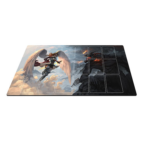 Neverrift TCG - Stitched Edge Playmat - Valkyrie & Fire Giant