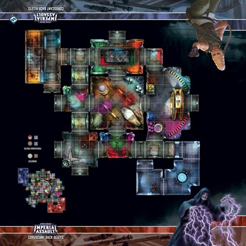 Star Wars: Imperial Assault - Skirmish Maps - Coruscant Back Alleys