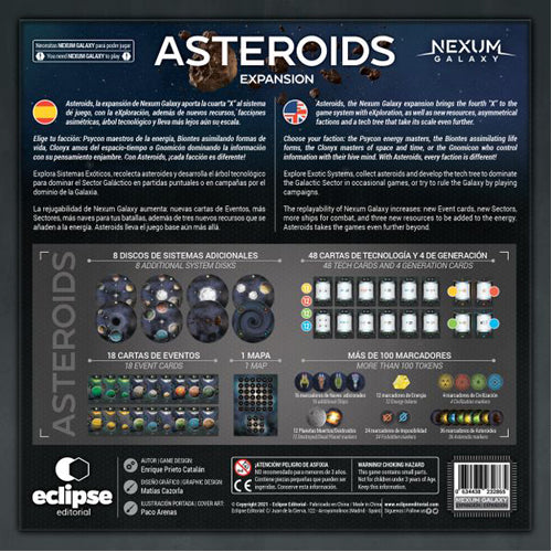 Nexum Galaxy Board Game: Asteroids Expansion