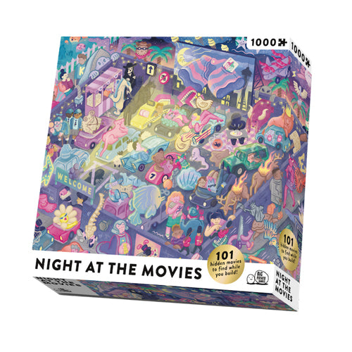 Night at the Movies Puzzle (1000 pieces)
