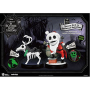 Nightmare Before Christmas Mini Egg Attack Figure 2-Pack Santa Jack & Skeleton Reindeer 8 cm