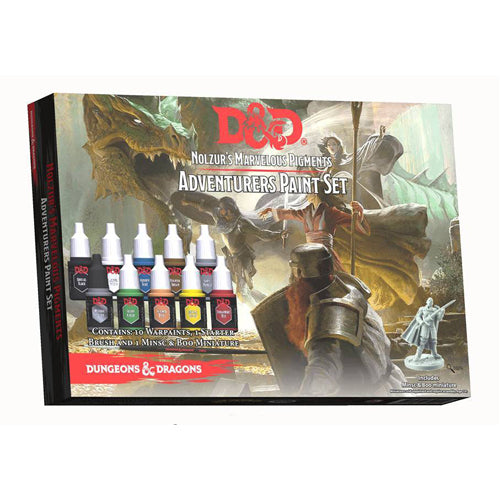 Nozulr's Marvelous Pigments - Adventurer Paint Set (10+Brush+Model)