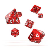 Oakie Doakie Dice - RPG Set 7 Pack Speckled - Red