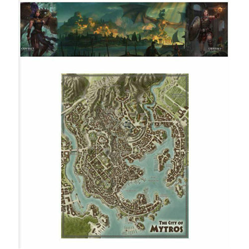 Odyssey Of The Dragonlords 5th Edition: Deluxe Poster Map Pack & GM Screen Bundle