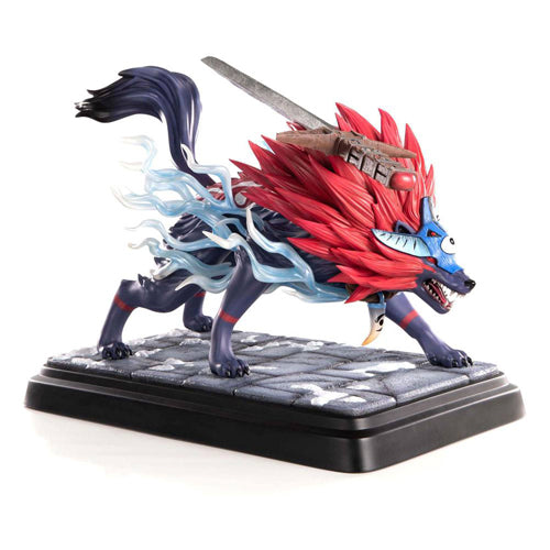 Okami Statue Oki (Wolf Form) 35 cm