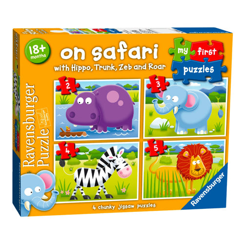 On Safari My First Puzzles (2,3,4,5pc)
