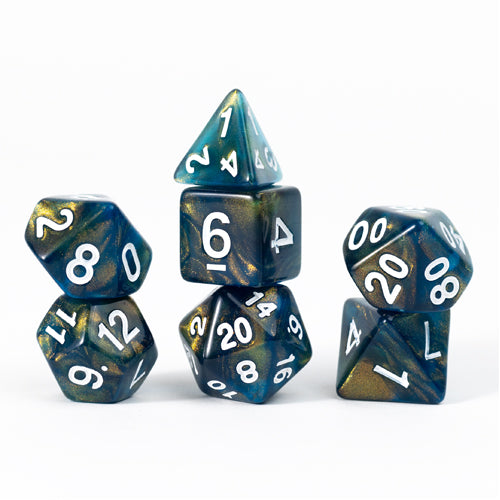 Onyx: Treasures Unearthed 7-Piece Polyhedral - Sirius Dice