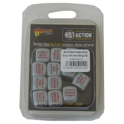 Order Dice - Grey with Red