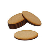 Oval MDF Bases 60mm x 35mm (18)