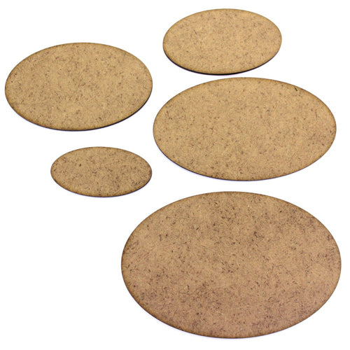 Oval MDF Bases 90mm/105mm/120mm /150mm/170mm