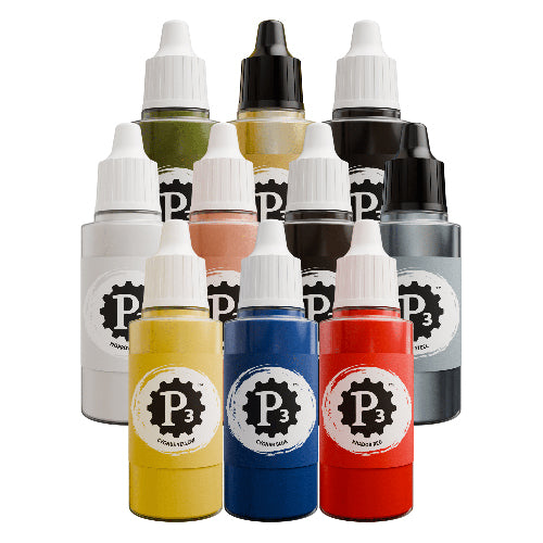 P3 Paints: Starter Set Dropper Bottle (10x 18ml)