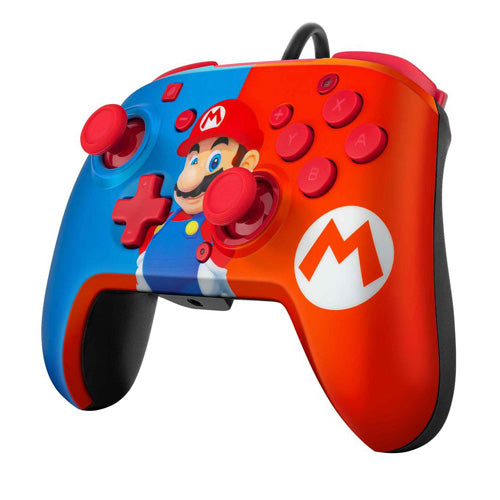PDP Faceoff Deluxe Audio Wired Switch Controller - Mario