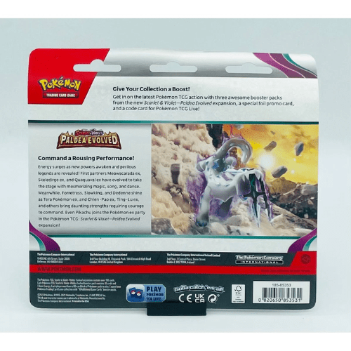 Pokemon TCG: Scarlet & Violet - Paldea Evolved - Triple Blister - Tinkatink