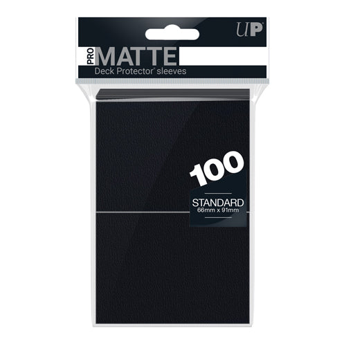 PRO-Matte Standard Sleeves: Black (100)