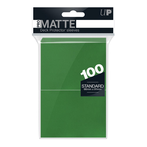 PRO-Matte Standard Sleeves: Green (100)