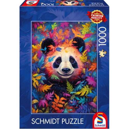Panda Bear in the Rainbow Forest Puzzle - 1000 Pieces
