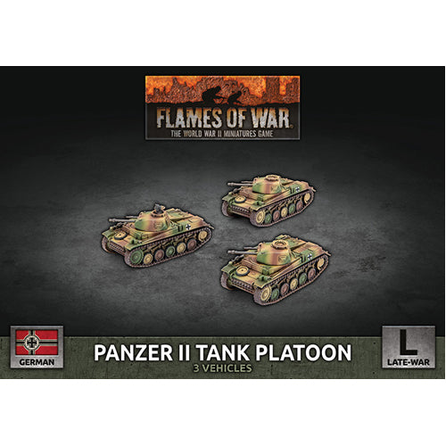 Panzer II Tank Platoon (x3 Plastic)