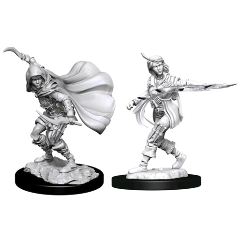 Pathfinder Battles Deepcuts Unpainted Miniatures (Wave 14): Human Rogue Female (PACK OF 6)