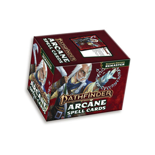 Pathfinder RPG 2nd Edition: Arcane Spell Cards (Remastered)