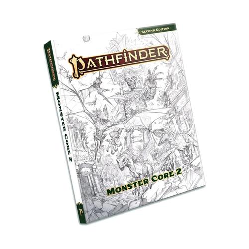 Pathfinder RPG: Monster Core 2 Sketch Cover