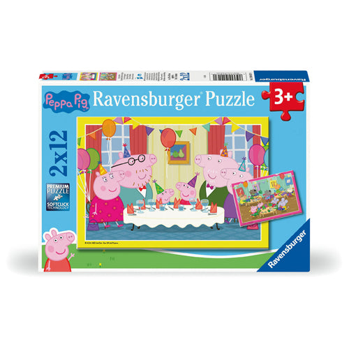 Peppa Pig 2 Puzzles - 12 Pieces