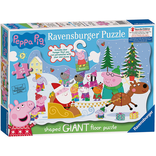Peppa Pig Christmas Shaped Floor Puzzle (32 pieces)