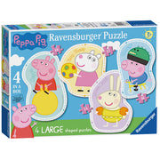 Peppa Pig Four LargeShaped Puzzles