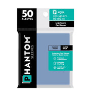 Phantom Sleeves: Aqua Size (80mm x 80mm) - Gloss/Matte (50)