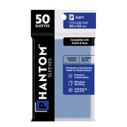 Phantom Sleeves: Navy Size (80mm x 120mm) - Gloss/Gloss (50)