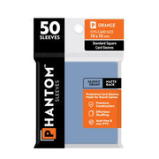 Phantom Sleeves: Orange Size (70mm x 70mm) - Gloss/Matte (50)